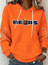 Women's Football Printed Casual Sweatshirt