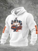 Men'S  Football Printed Hooded Sweatshirt